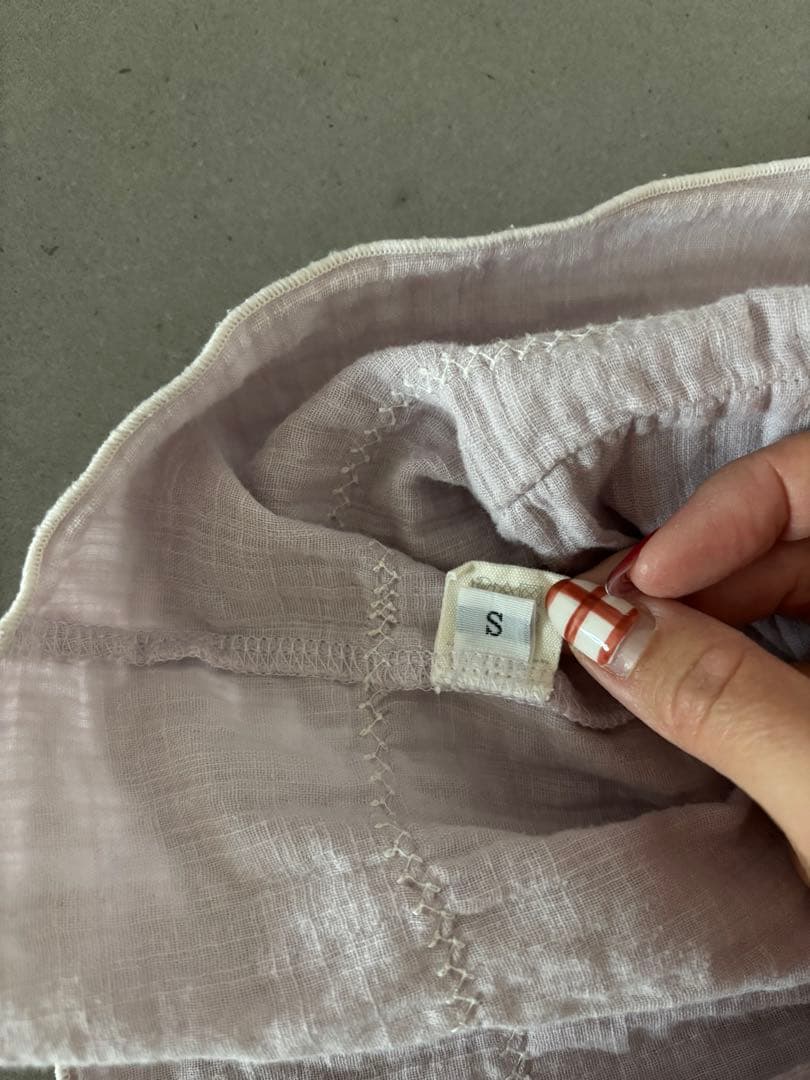 刺繍　ワンピース　パープル　ハンドメイド　handmade