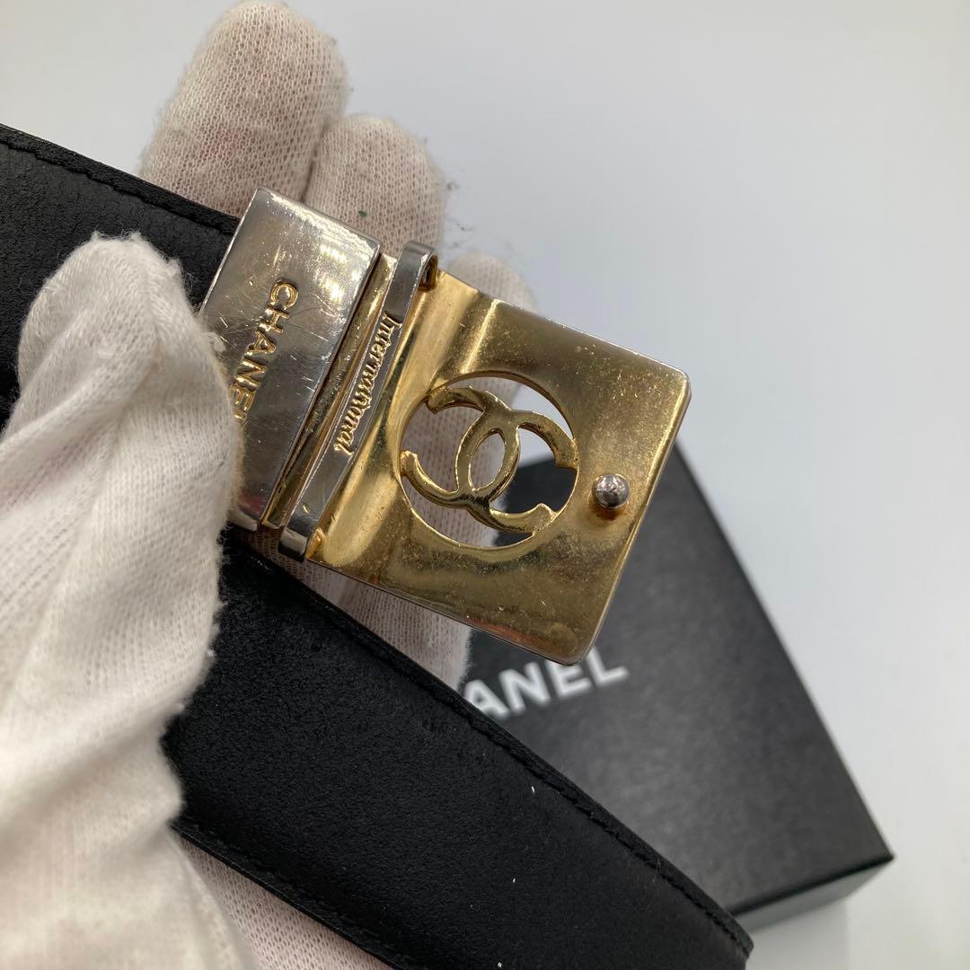 ！美品！　CHANEL シャネル　ベルト　ゴールド　85A