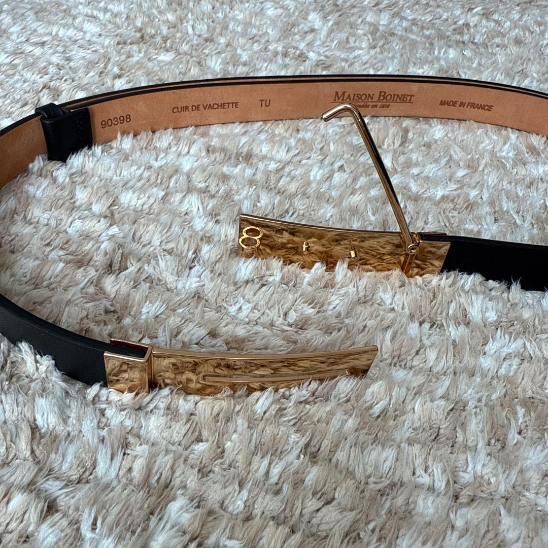 MAISON BOINET レザー ベルト TU
