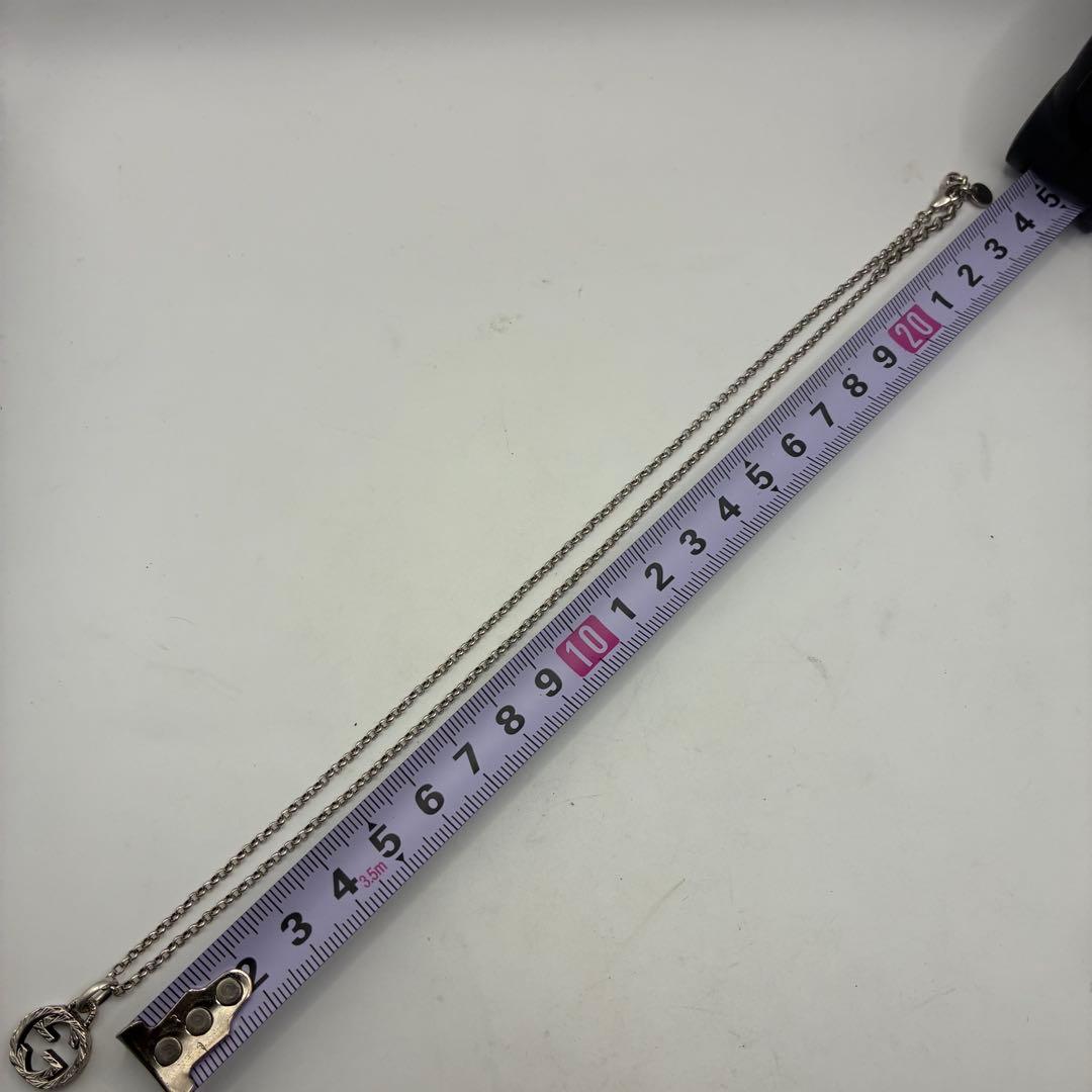 GUCCI　グッチ　インターロッキングG　アラベスク　ネックレス