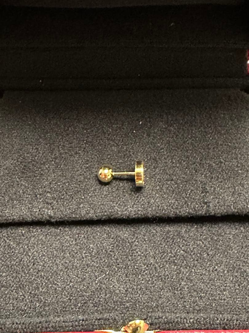 Cartier シングル LOVEピアス(片耳用) イエローゴールド