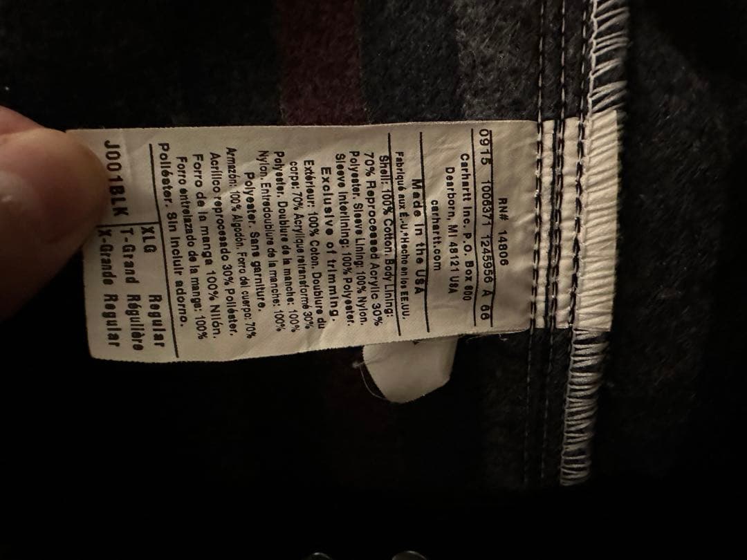 Carhartt デトロイトジャケットXL ブラック