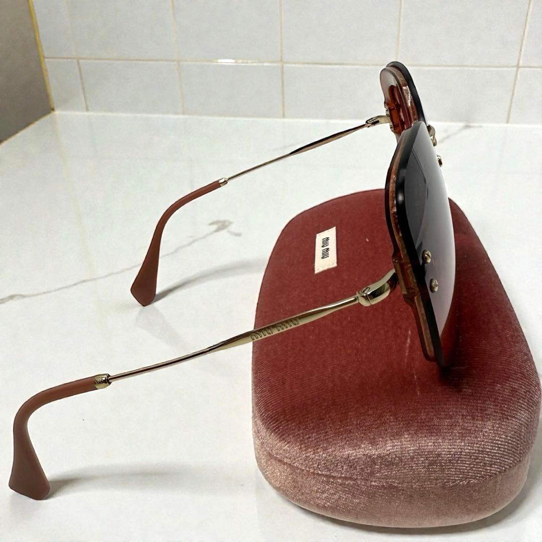 《入手困難》miumiu ミューミュー サングラス バタフライ ケース 箱付き