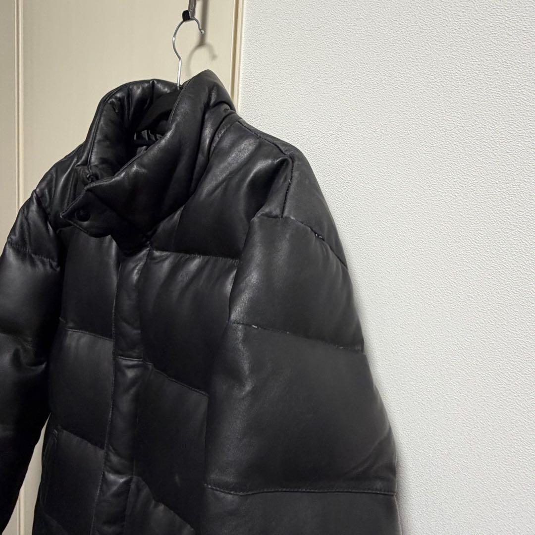 アヴィレックス の本革レザーダウンジャケット