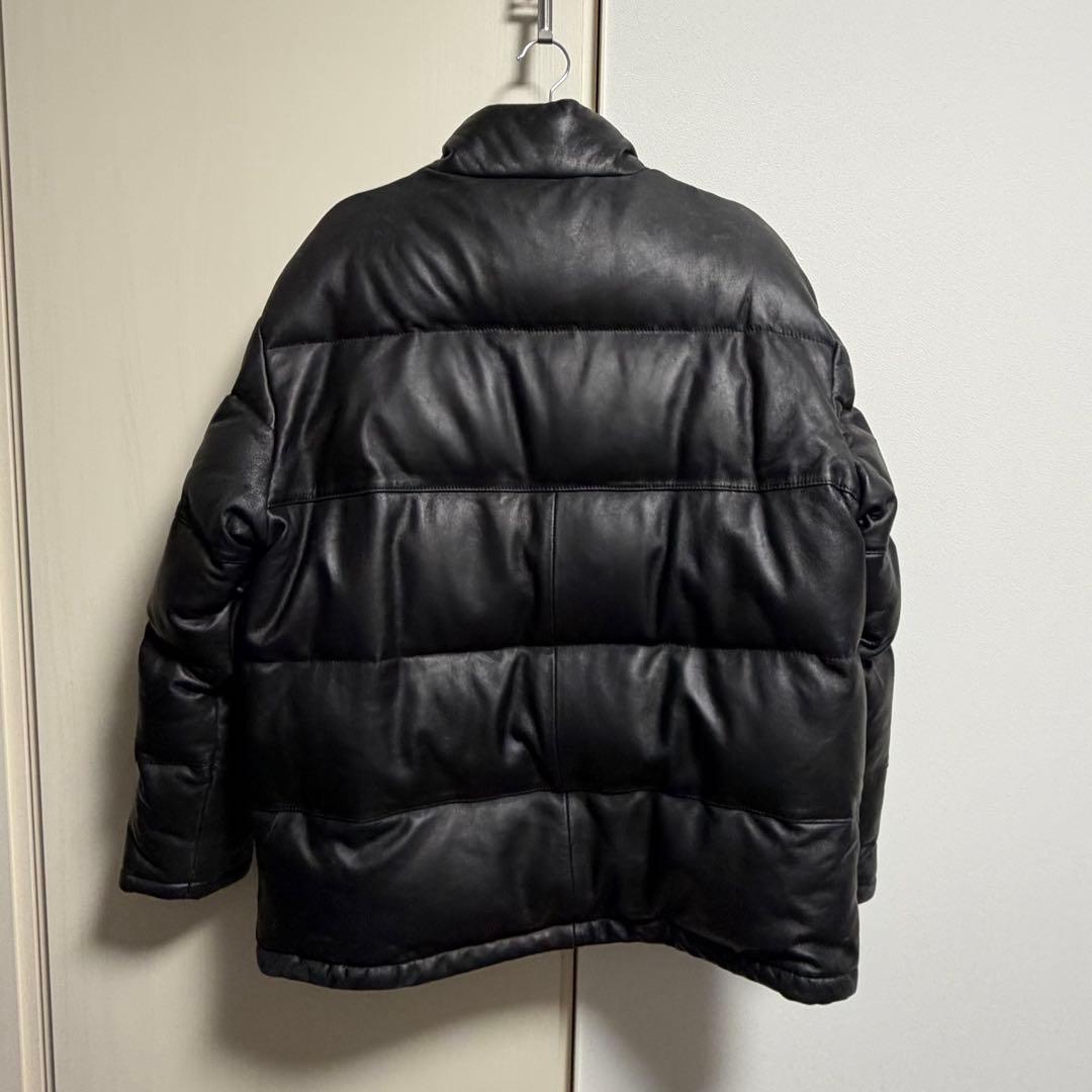 アヴィレックス の本革レザーダウンジャケット