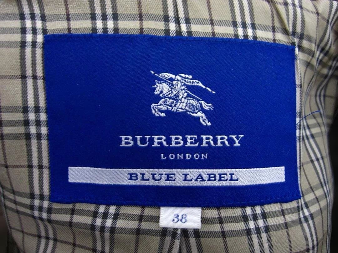 L*0様 【極美品】バーバリーブルーレーベル ダッフルコート ベージュ M