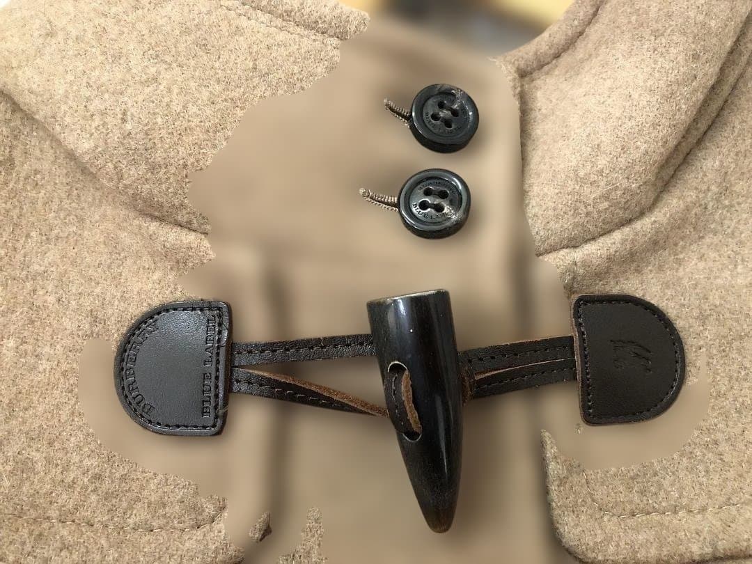 L*0様 【極美品】バーバリーブルーレーベル ダッフルコート ベージュ M