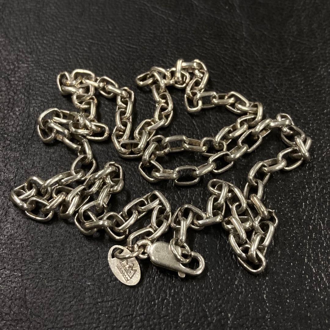 SAAD サード 楕円 チェーン シルバー 925 50㎝4.5mm