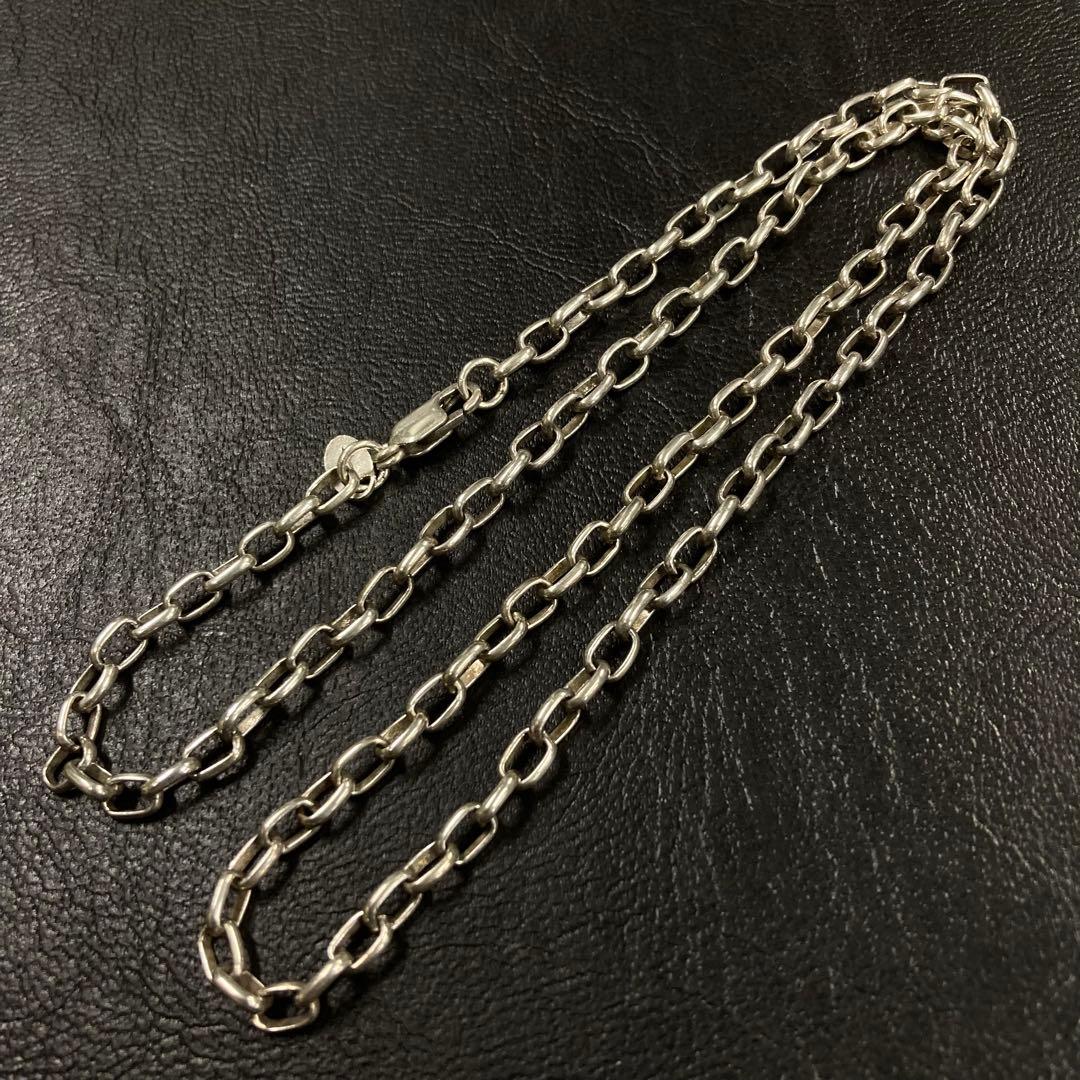 SAAD サード 楕円 チェーン シルバー 925 50㎝4.5mm