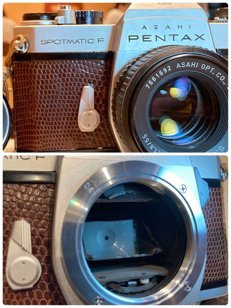 試写作例多数★pentax spf★リザード本革ブラウン★美品＊完動品＊初期保証