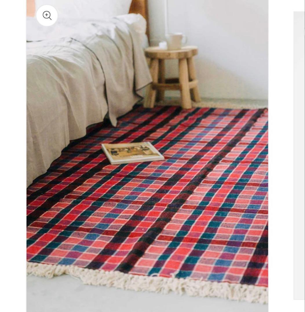 オルネドフォイユ　オリジナル・ハイクプリントラグ　ハイク　カーペット　マット