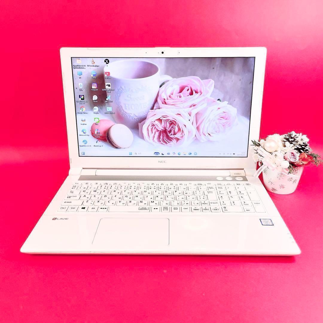 第8世代Corei7‼️16GB✨️薄型ノートパソコン✨️SSDカメラ付きWin11