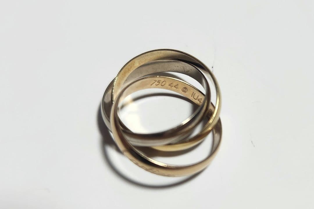 ビットコ印・カルティエ トリニティ 44（4号）あんしん鑑定