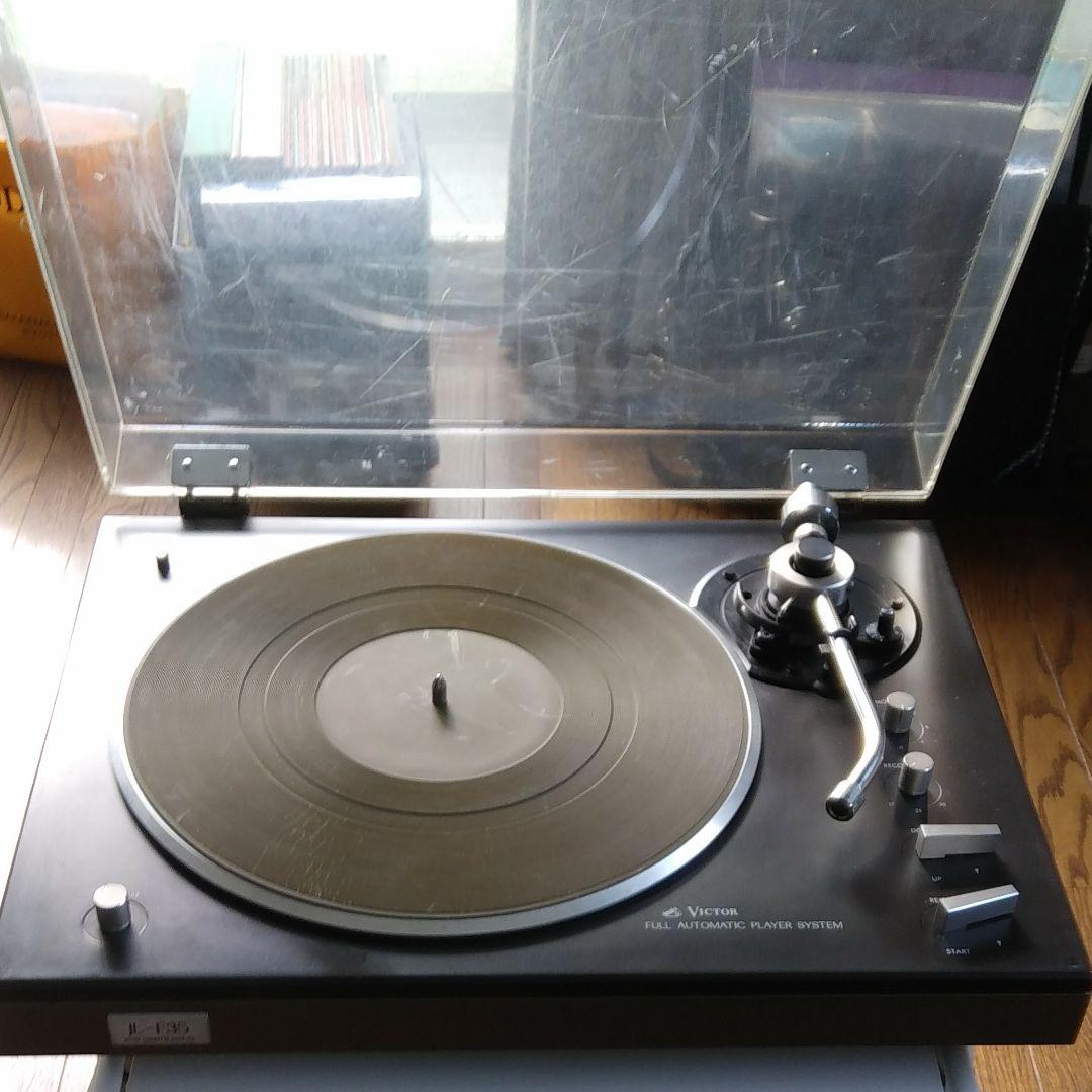 ジャンク　オートマ駆動・音出可　ビクターレコードプレイヤーJL-F35　60㌹用
