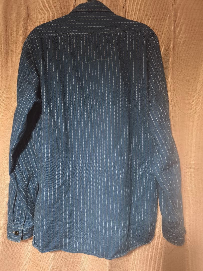 シュガーケーン ウォバッシュ ストライプ シャツ