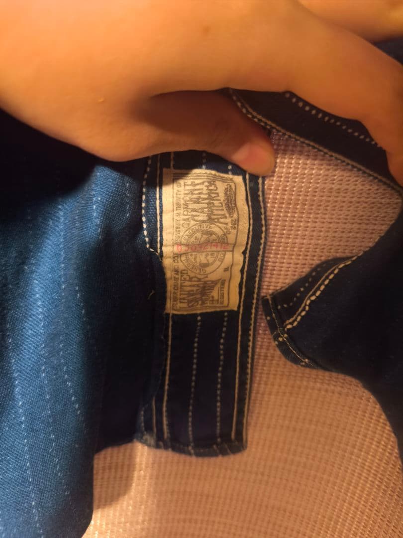 シュガーケーン ウォバッシュ ストライプ シャツ