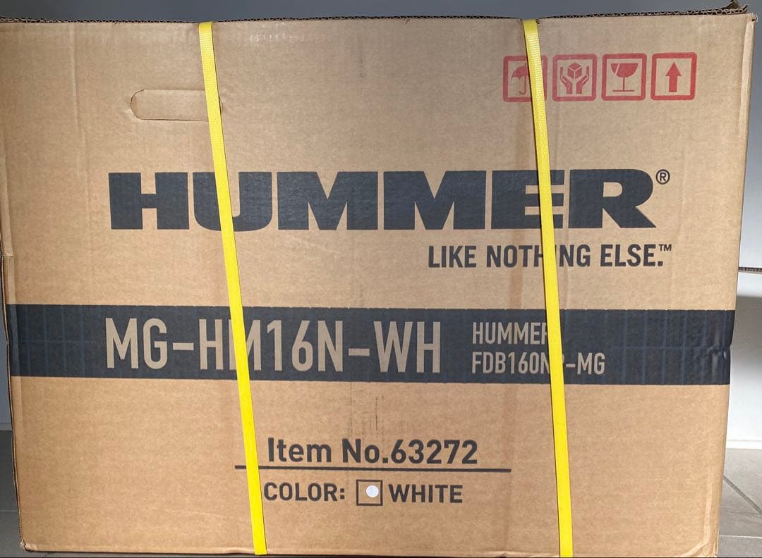 HUMMER 16インチ折りたたみ自転車 MG-HM16N-WH