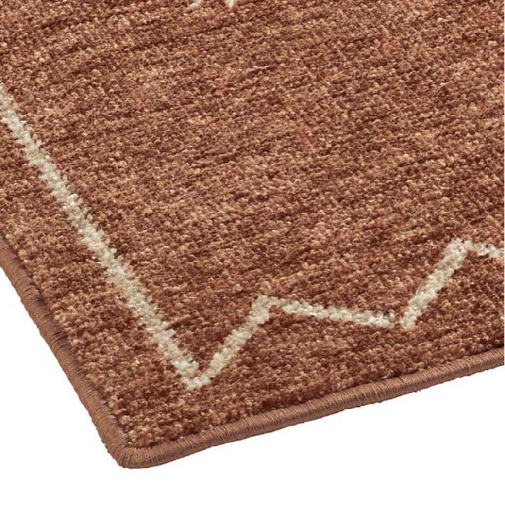 ウニコ SAMIRA(サミラ) ラグ テラコッタ 200×200