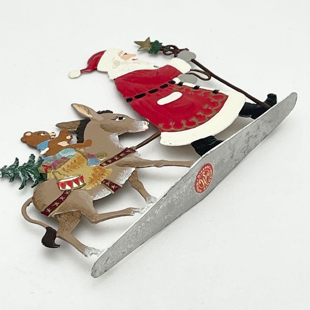 ♦️セール【レア】ヴィルヘルム・シュヴァイツァー サンタクロースとロバ クリスマ