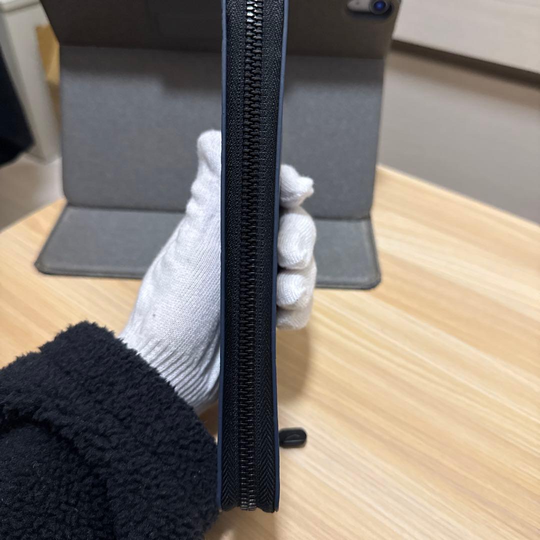 Louis Vuitton長財布ネイビー （ジッピーウォレット・ヴェルティカル）