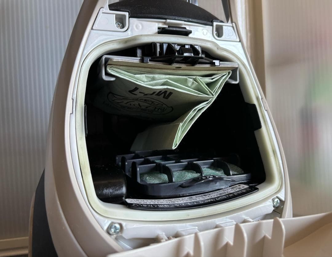 MITSUBISHI 紙パック式クリーナーTC-GS2AE9-Cベージュ系 美品