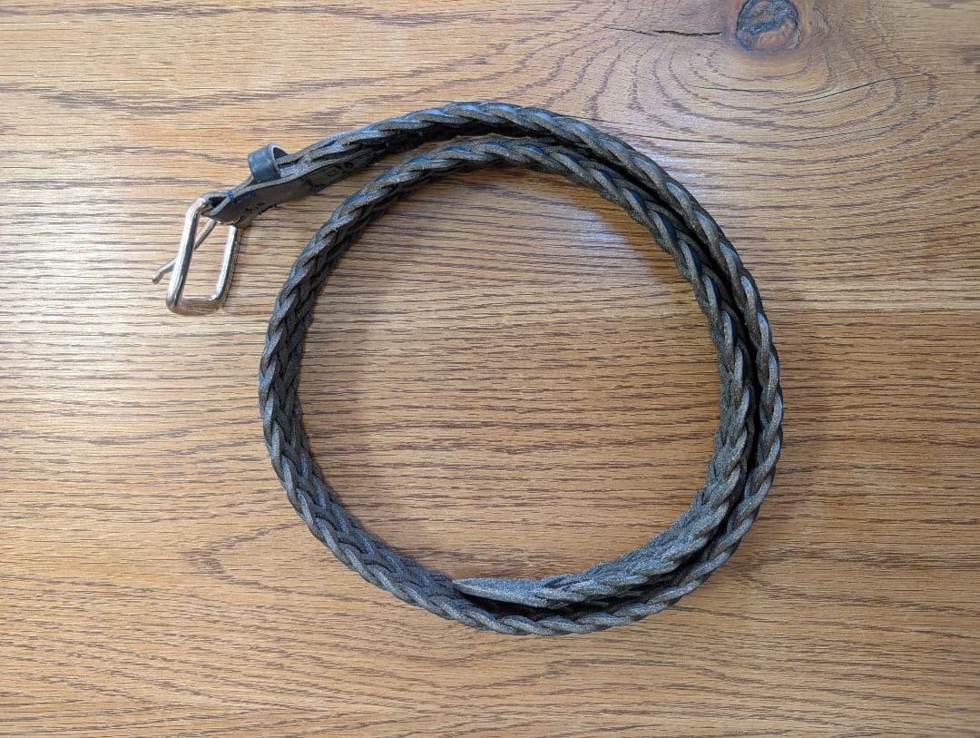 Whitehouse Cox　メッシュベルト　ネイビー