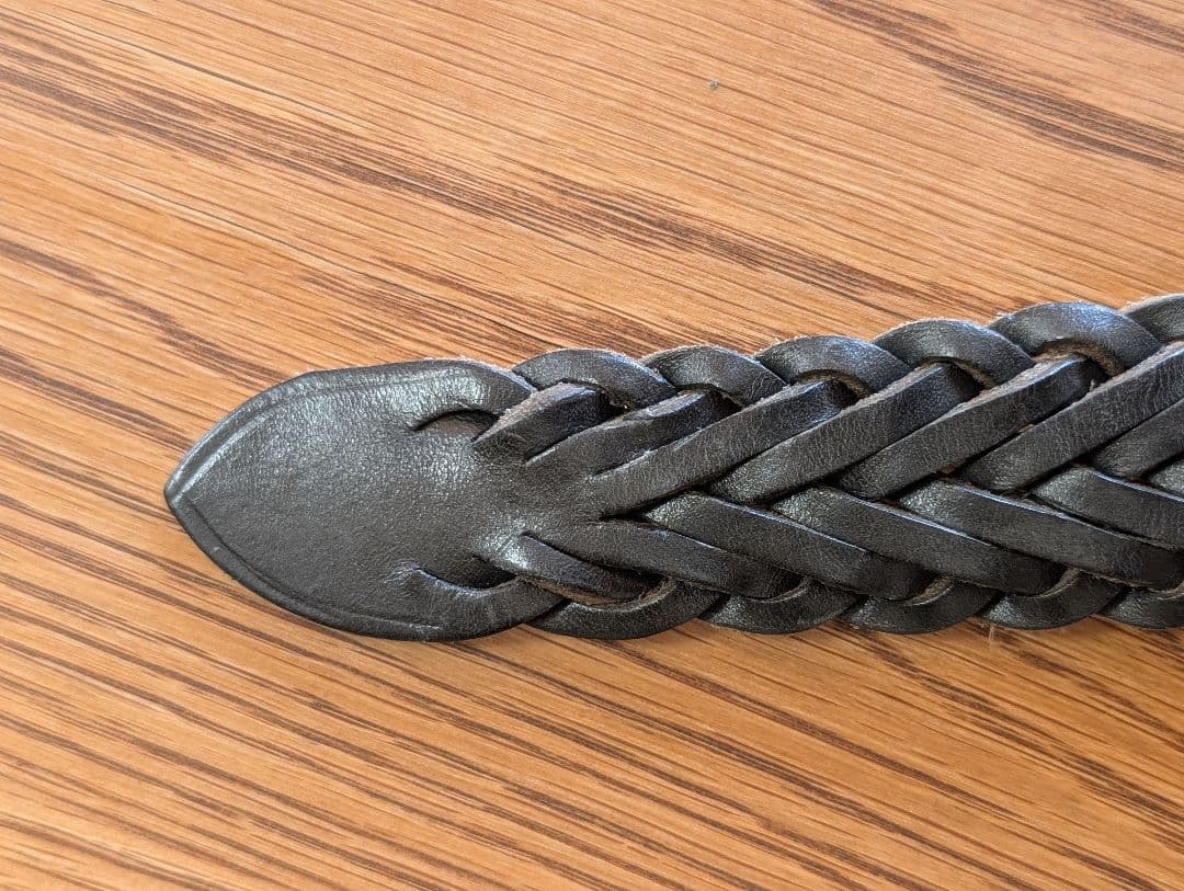 Whitehouse Cox　メッシュベルト　ネイビー