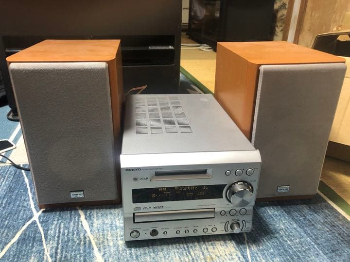 ONKYO FR-7GX CD/MDラジオ D-S7GXスピーカー