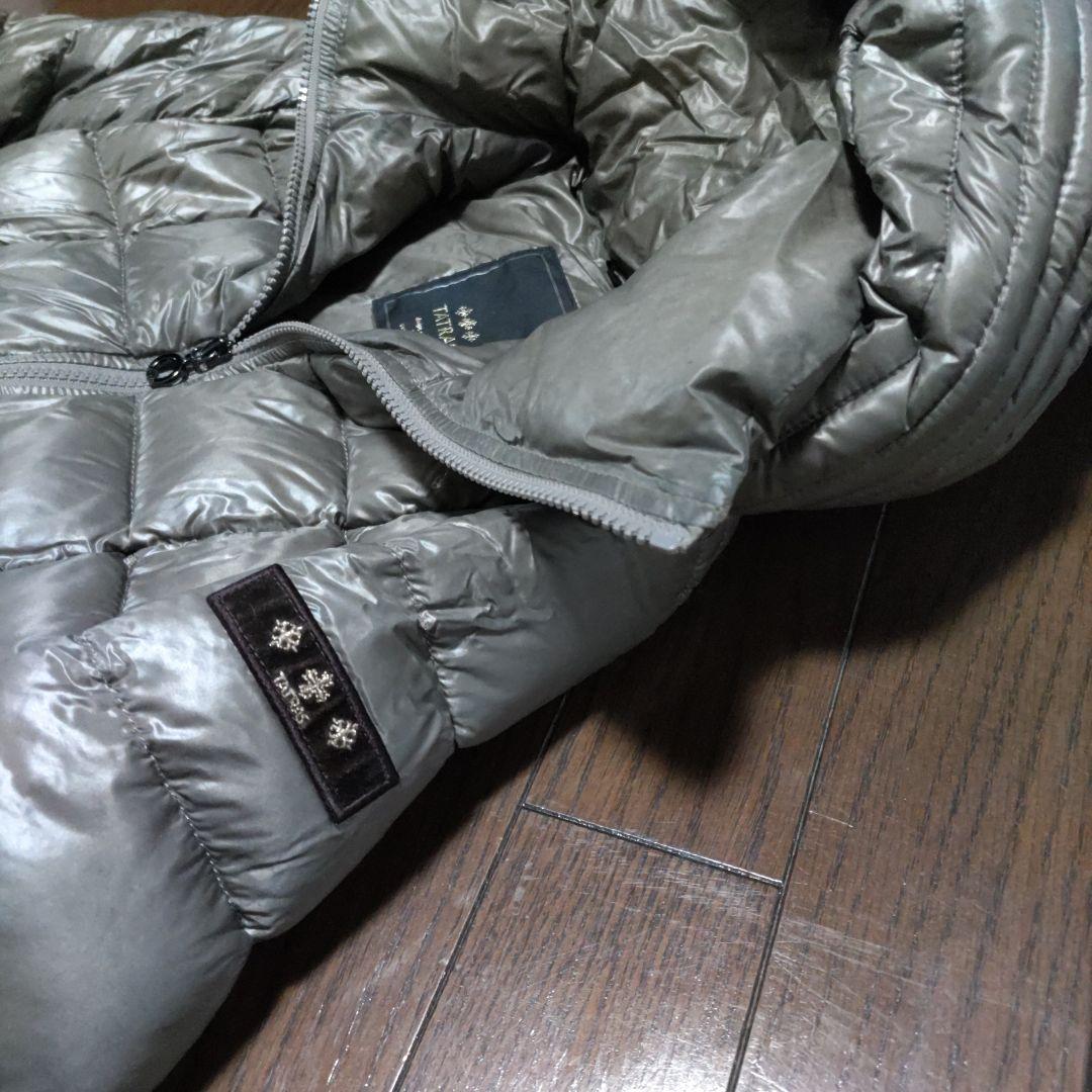 TATRAS　フード付ダウンジャケット　グレージュ　01サイズ