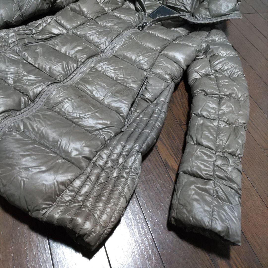 TATRAS　フード付ダウンジャケット　グレージュ　01サイズ