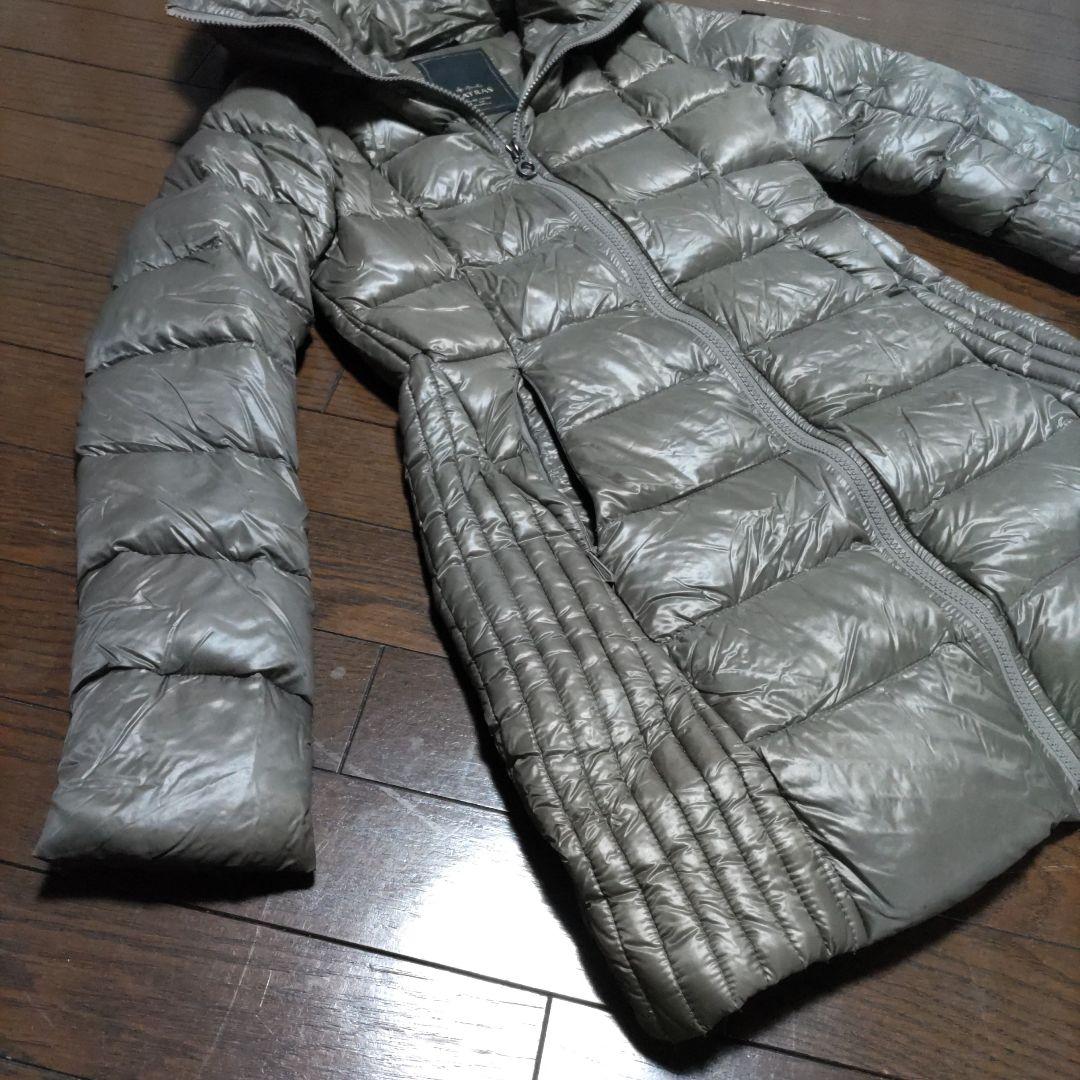 TATRAS　フード付ダウンジャケット　グレージュ　01サイズ