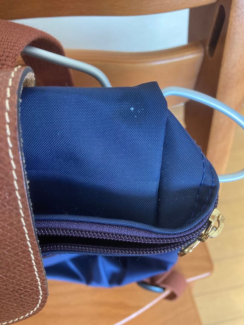 【美品】ロンシャン　Longchamp リュック　プレアージュ　ネイビー