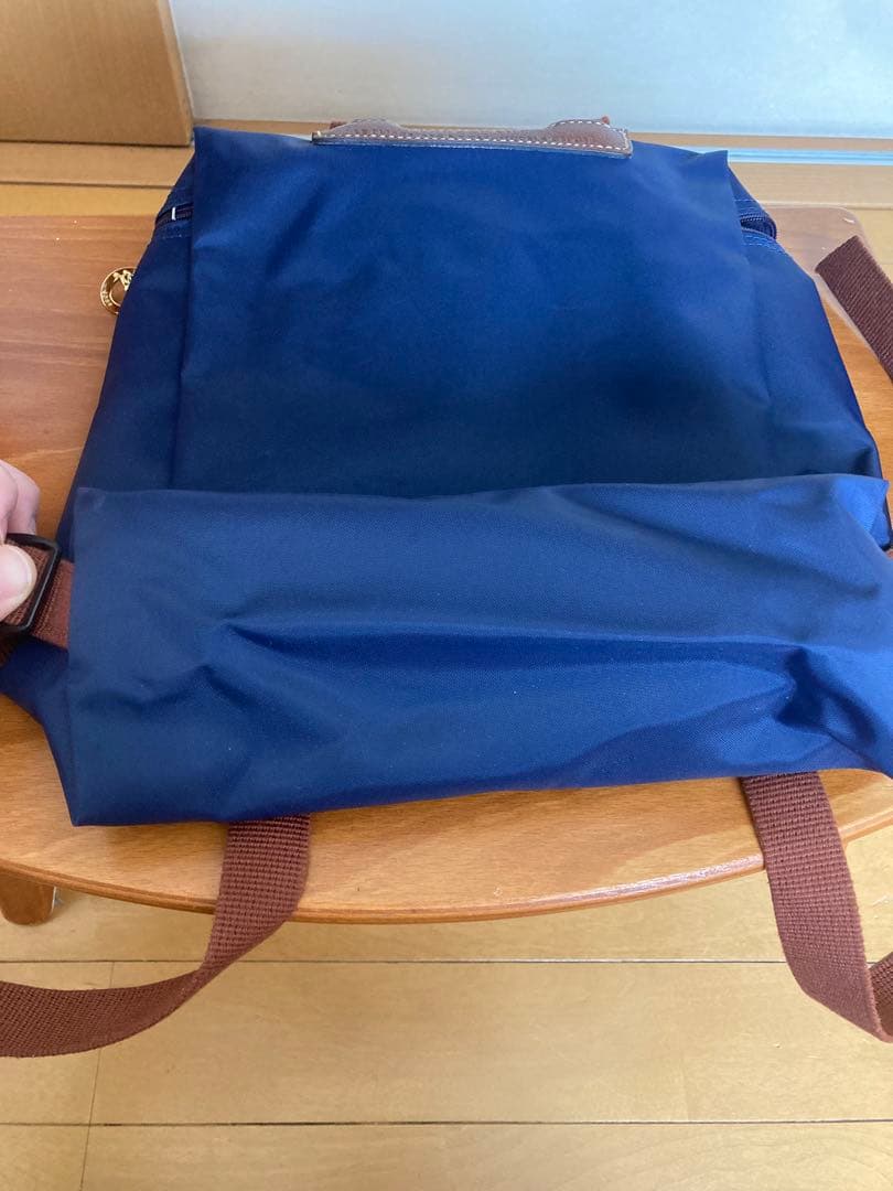 【美品】ロンシャン　Longchamp リュック　プレアージュ　ネイビー