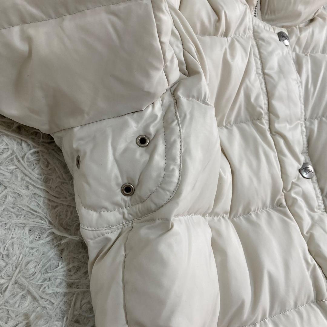 17011✨バーバリーブルーレーベル 40 ノバチェック ロングダウンジャケット