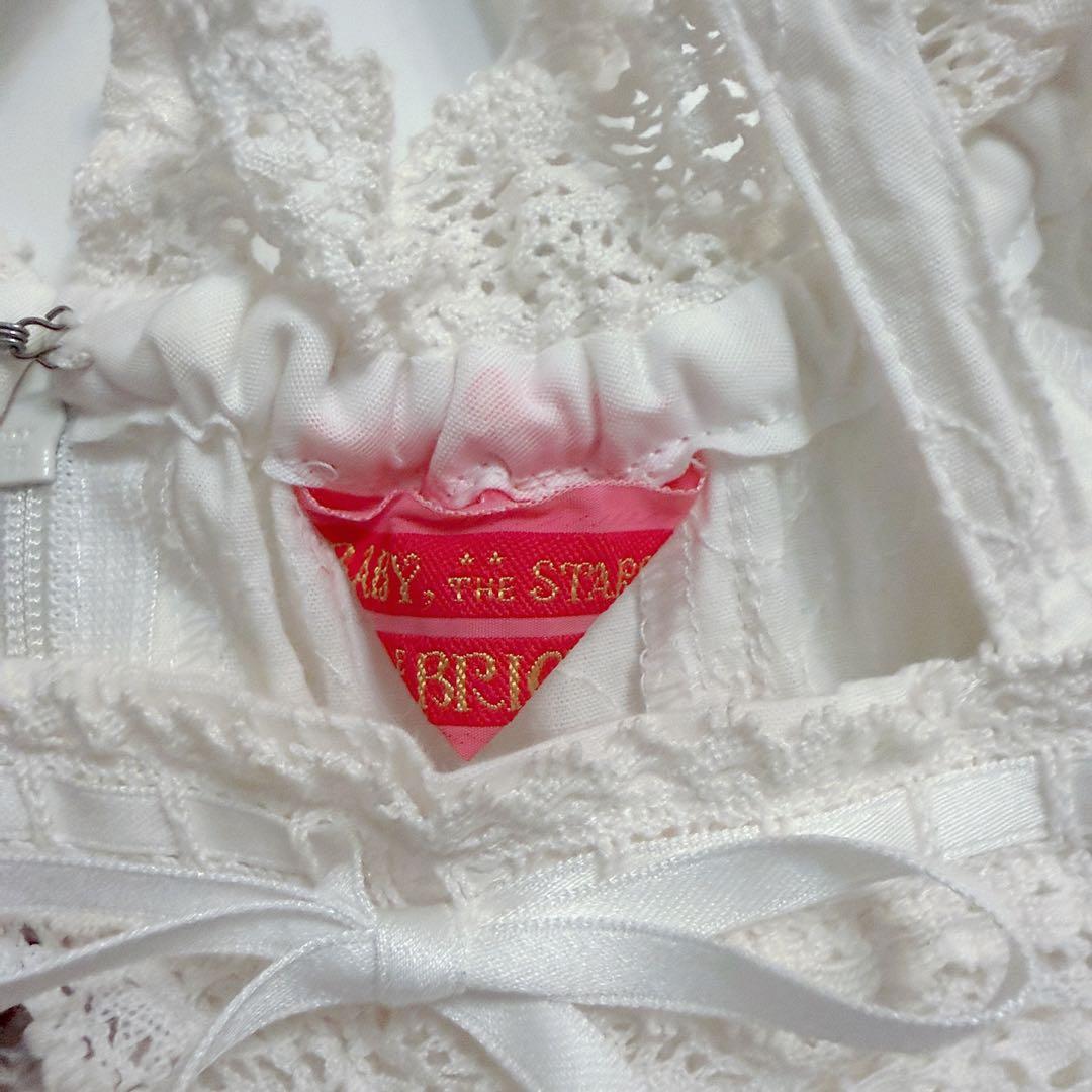 はわせドールワンピース　白　ロリィタ　ベイビーザスターズシャインブライト