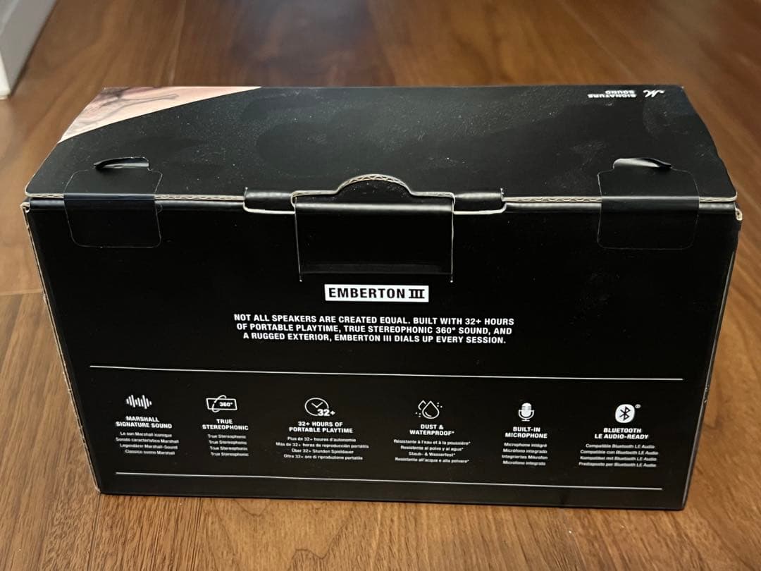 【新品未開封】 Marshall スピーカー EmbertonIII