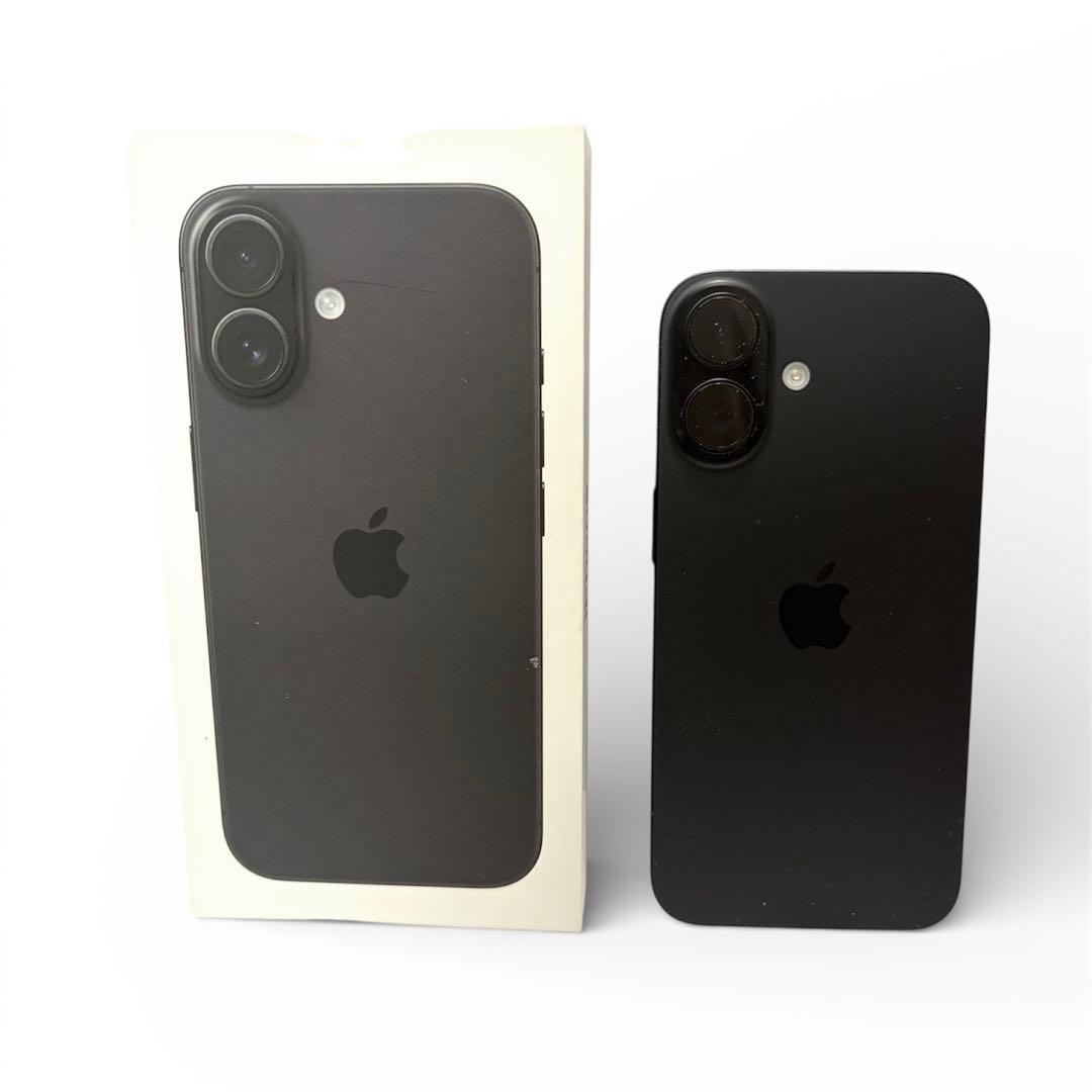 美品 iPhone16 256GB ブラックSIMフリー MYDW3J/A