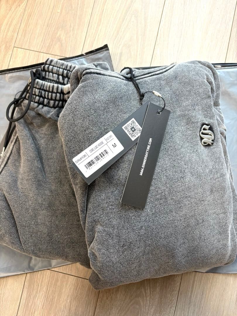 早いもの勝ち SINNERS ATTIRE☆コットン セットアップ　Mサイズ