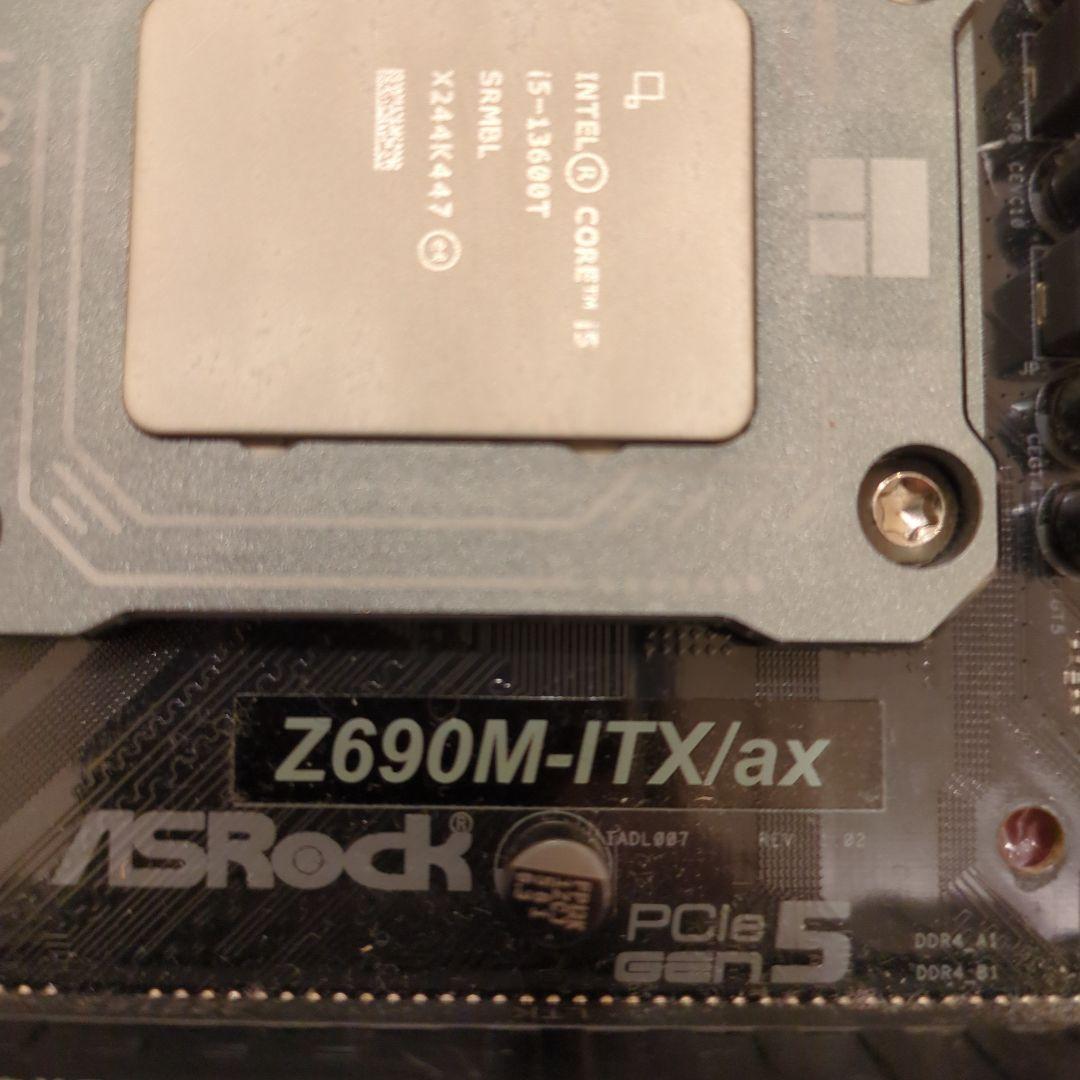 ASRock Z690M-ITX/ax 13600t メモリ32gb セット