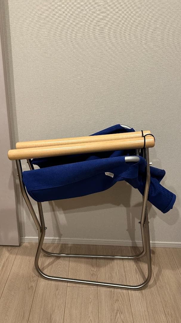 Nychair ニーチェアエックス 80 ナチュラル(木部) × ブルー(生地)