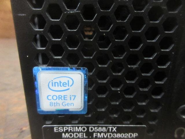 9送料込★ 富士通 ESPRIMO D588/TX i7 8th Genジャンク
