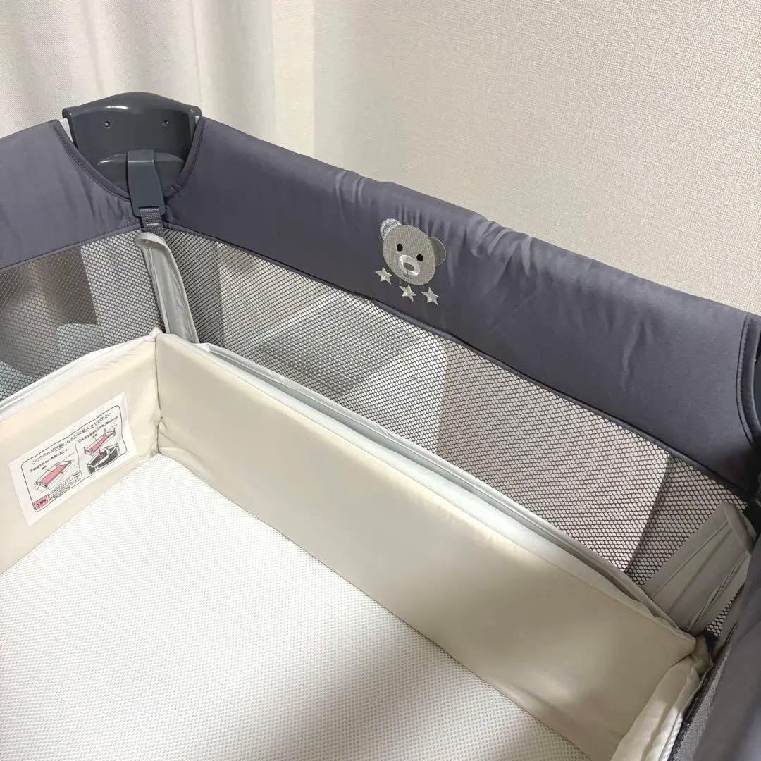 Aprica(アップリカ) ベビーベッド ココネル エアー AB グレーベアー