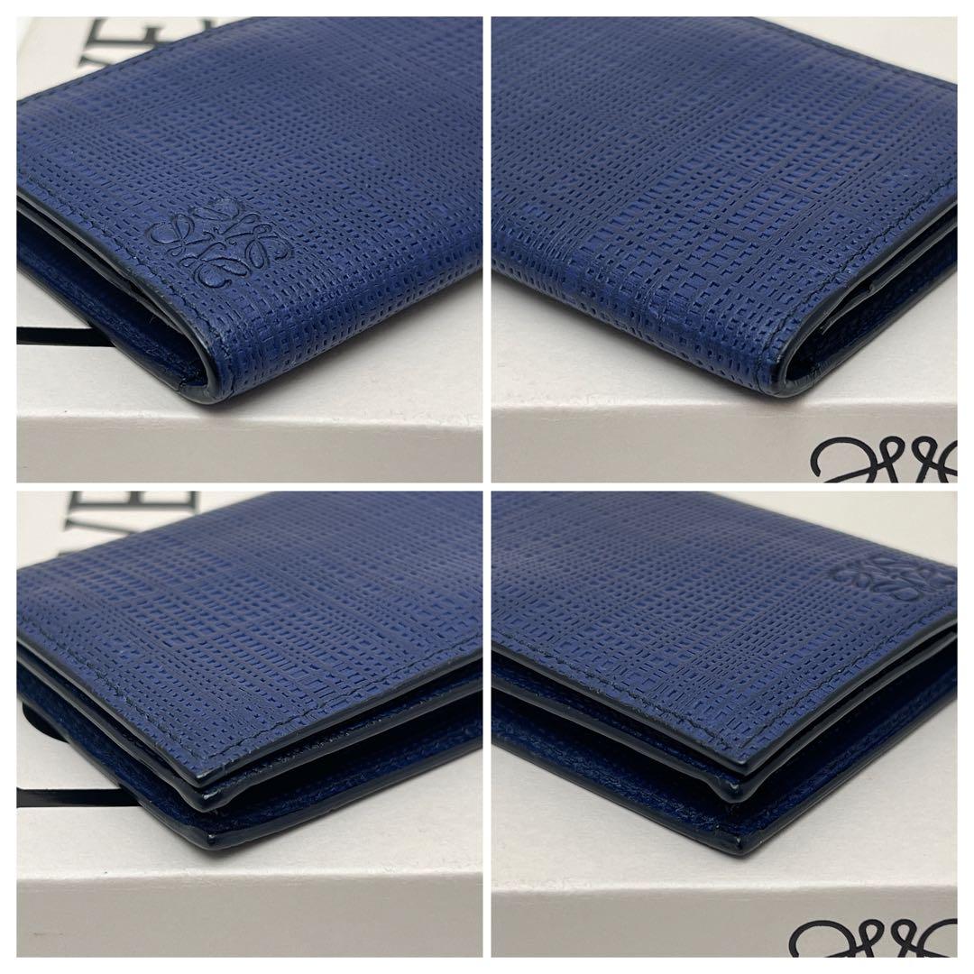 ロエベ ビジネスカードホルダー カードケース ネイビー LOEWE