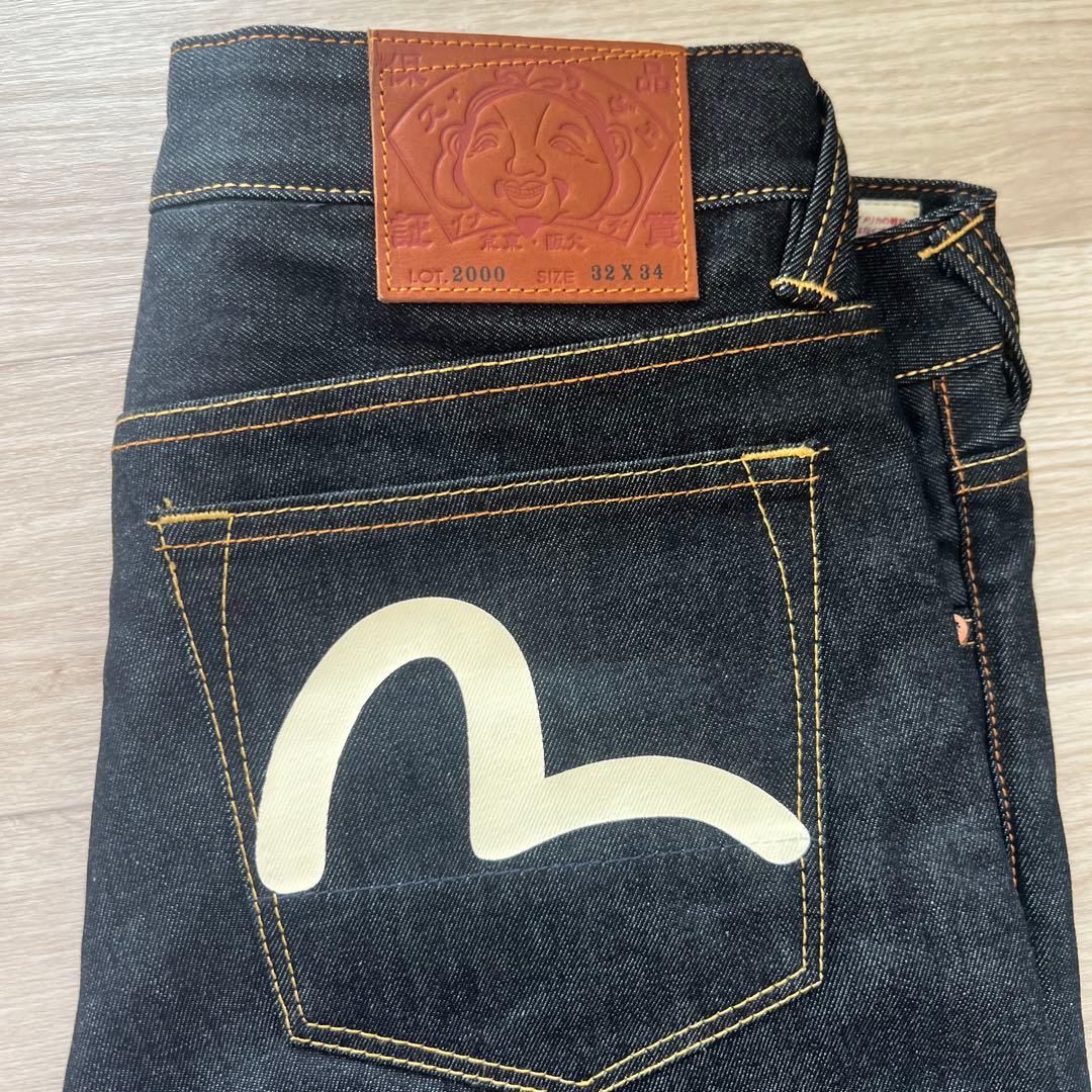 (32×34) Evisu マルチ　ポケット ジーンズ #2000
