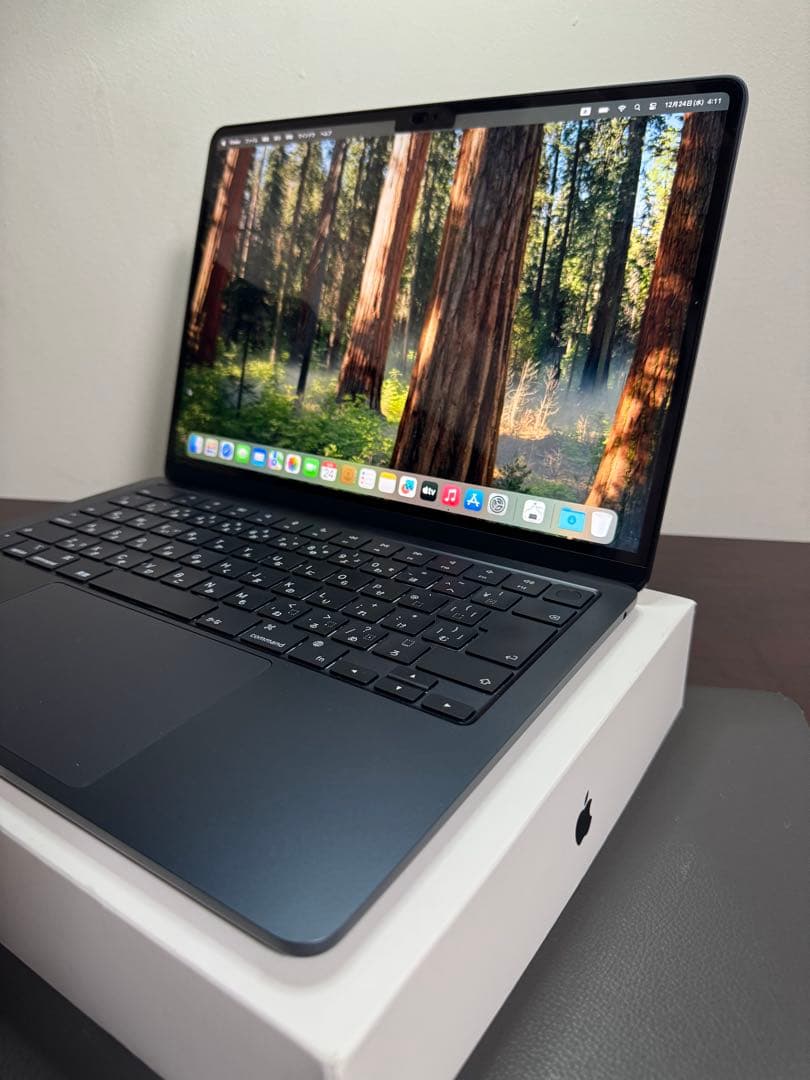 MacBook Air 2024。M3。8GB。 512GBストレージ