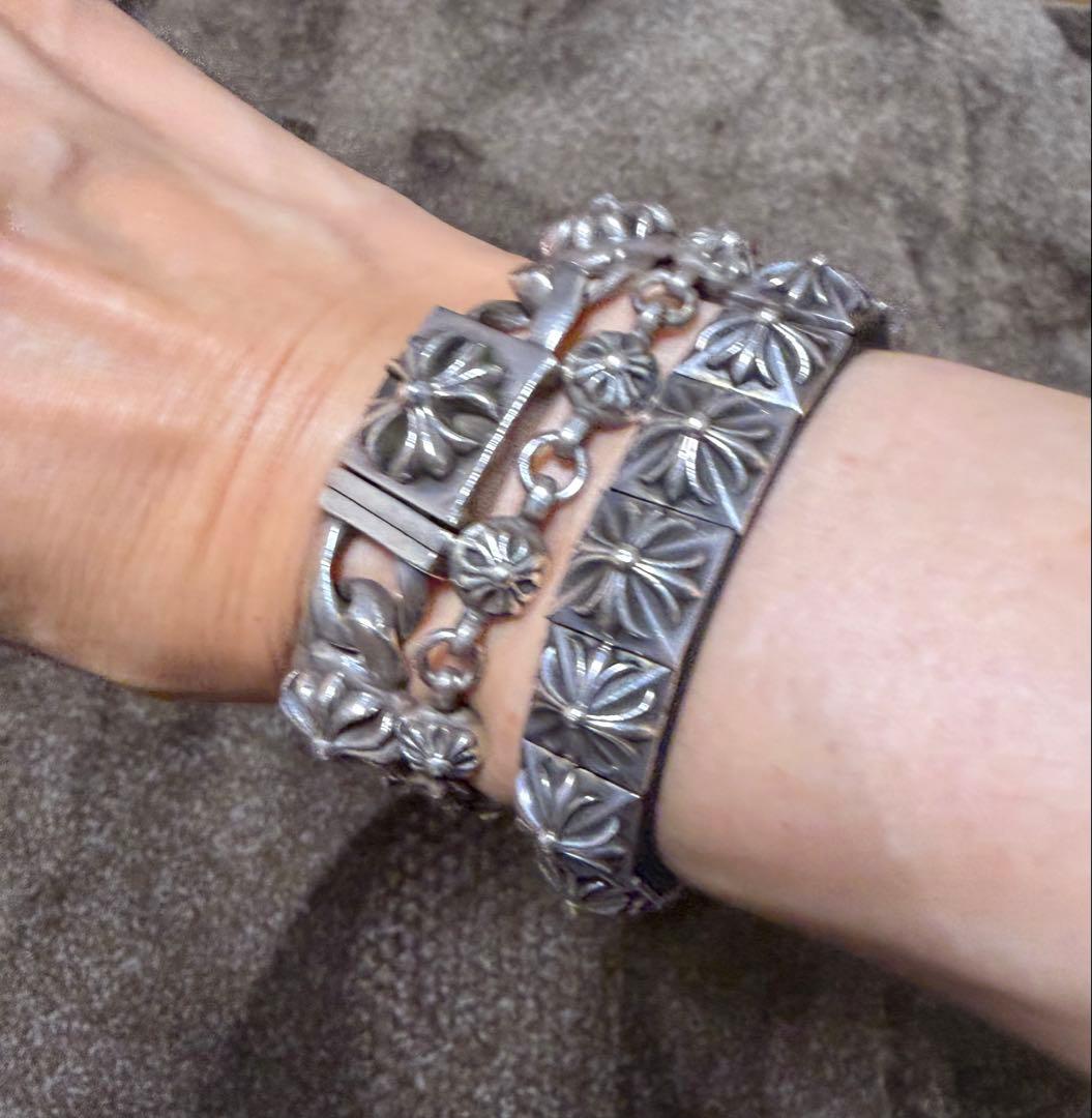 CHROME HEARTS クロムハーツ ゼロスタッズブレスレット