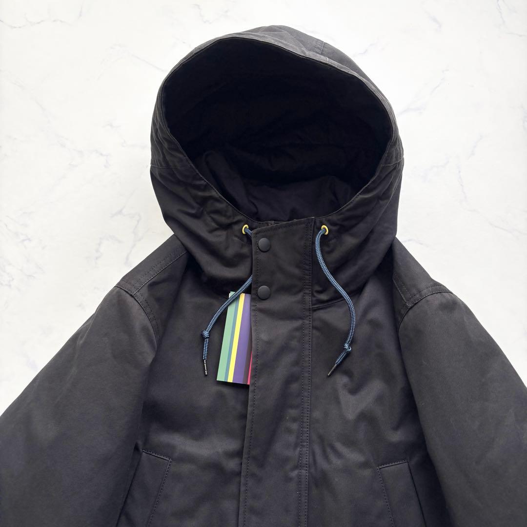 ポールスミス モッズコート アウター フーデッド マルチカラー ブラック M