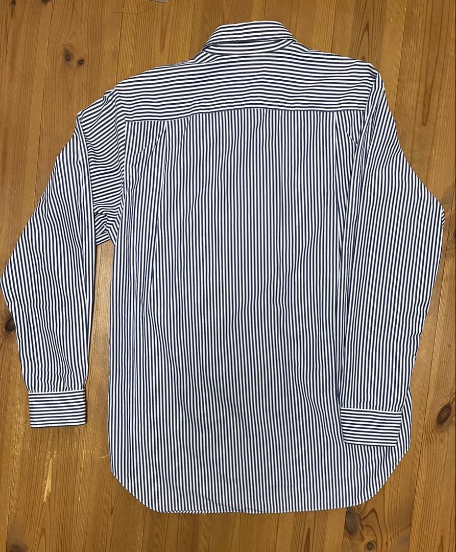 PLAY ギャルソン　青　ストライプシャツ