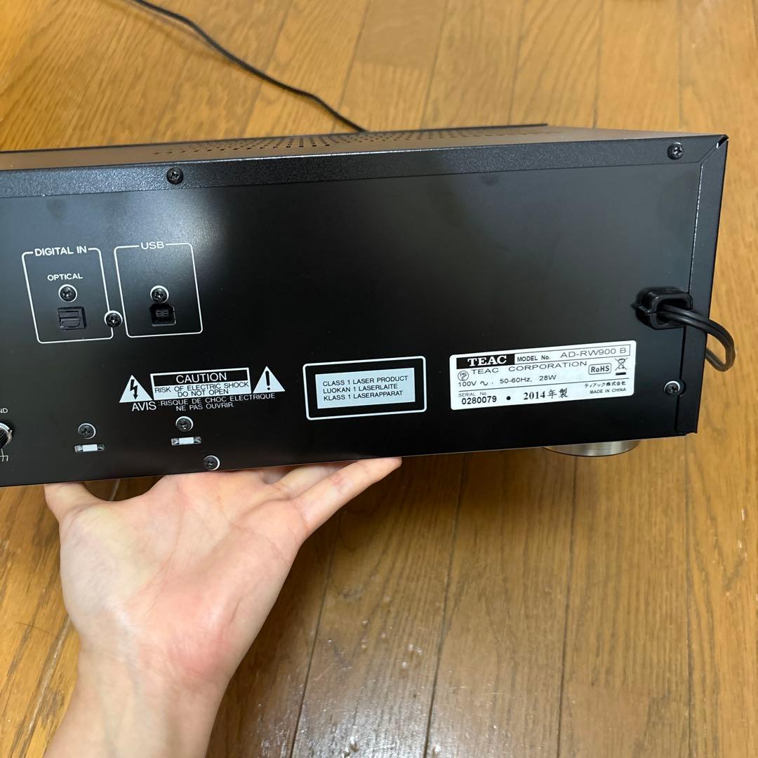 【送料無料•匿名配送】TEAC AD-RW900 CDレコーダー カセットデッキ
