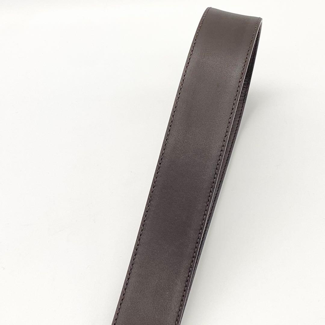【美品】GUCCI・グッチ・ベルト・GGキャンバス・ブラウン